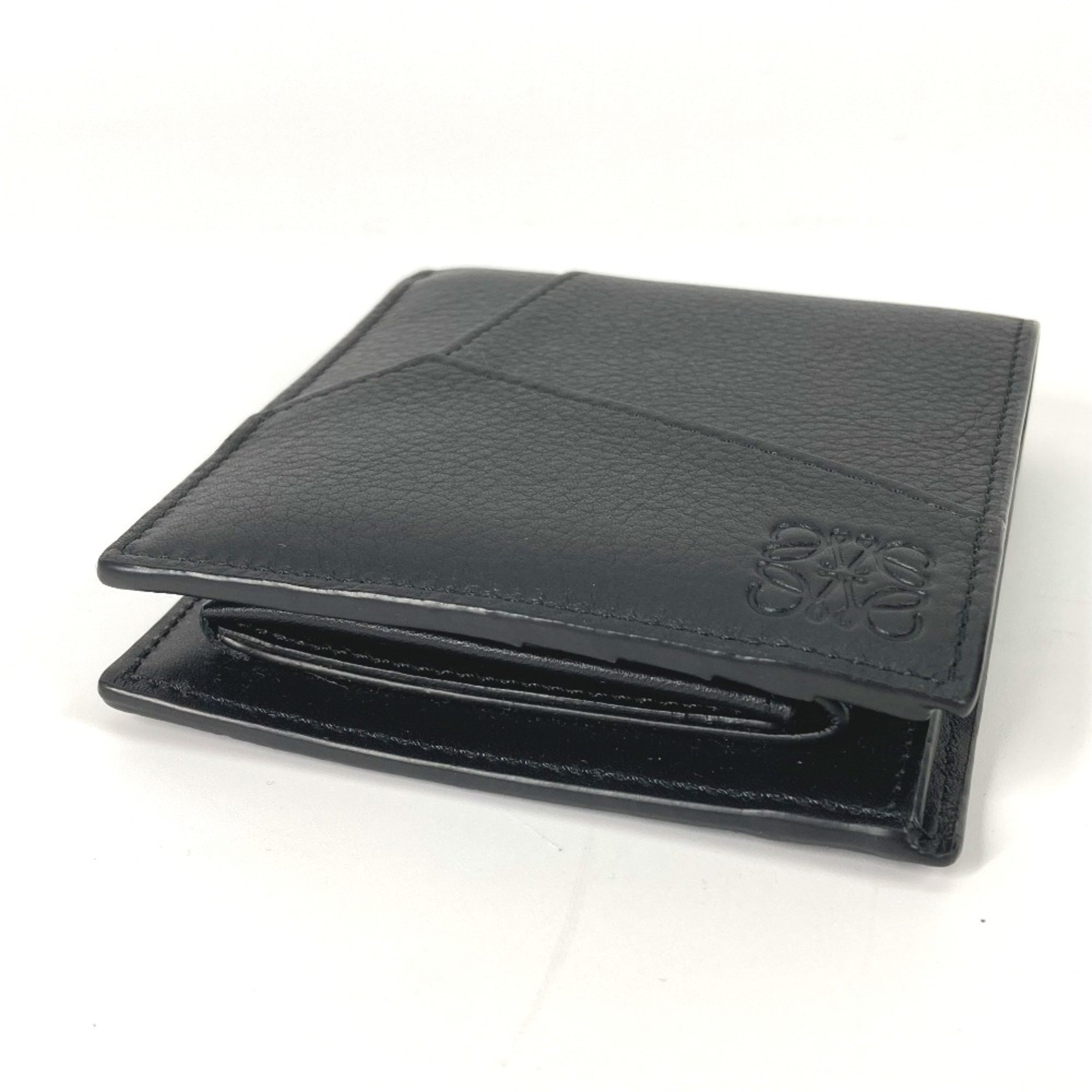 Loewe C510501X06 anagram Compact wallet Folded wallet Black