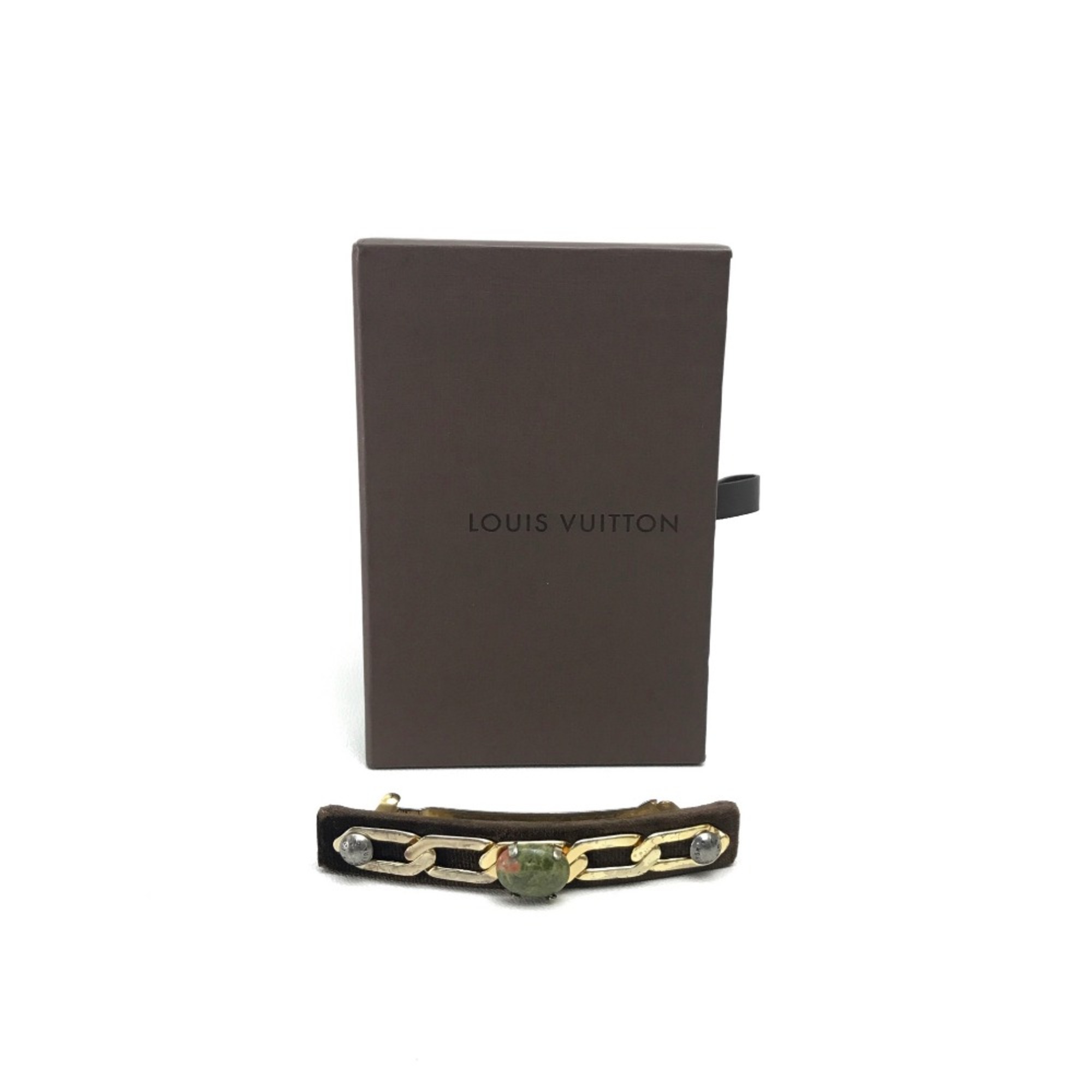 Louis Vuitton M64994 hair accessory Valletta Marron Brown Green