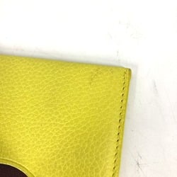 Loewe Business Card Holder Pass Case Card Case yellow Purple Based