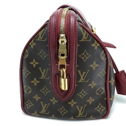 Louis Vuitton M40802 Monogram Mini Duffle Bag Hand Bag Bordeaux Dark brown Bordeaux