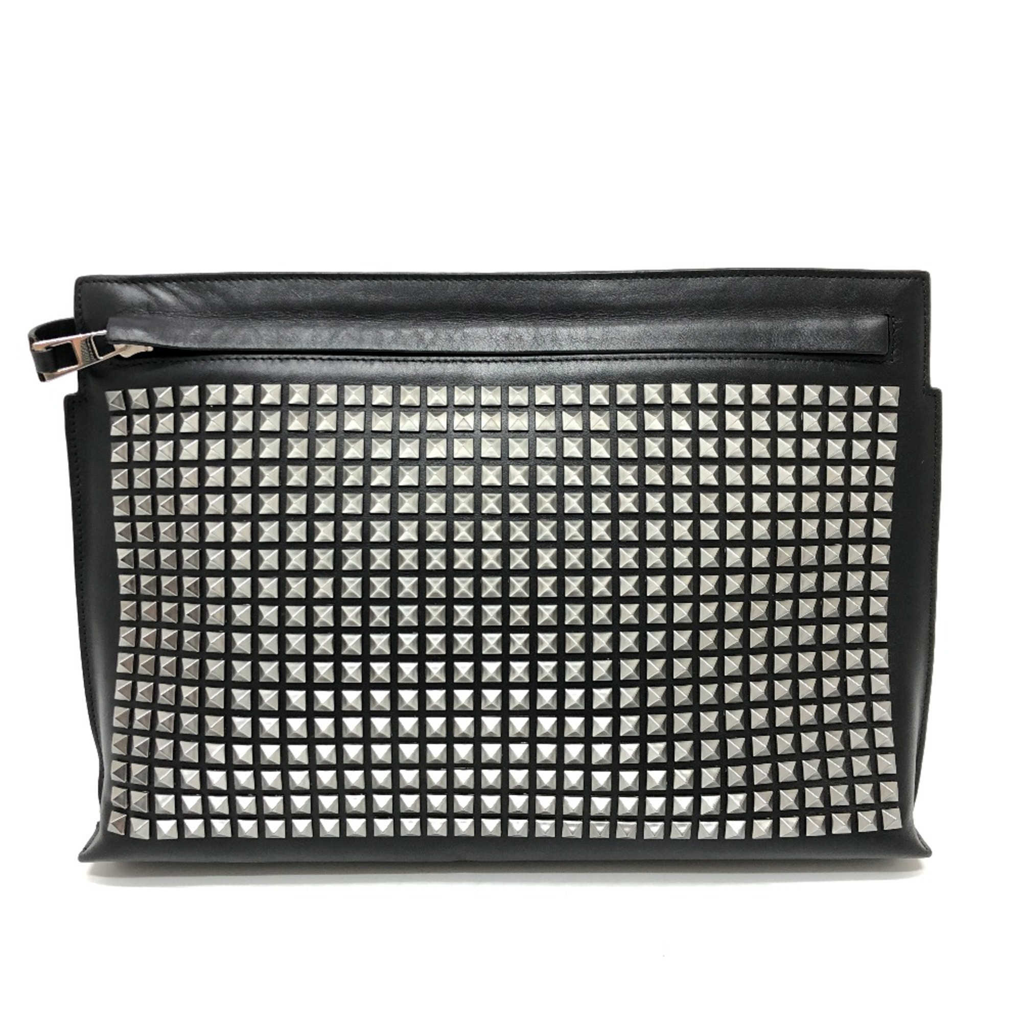 Loewe 137.54SK05 Clutch bag Cluch Bag Black SilverHardware