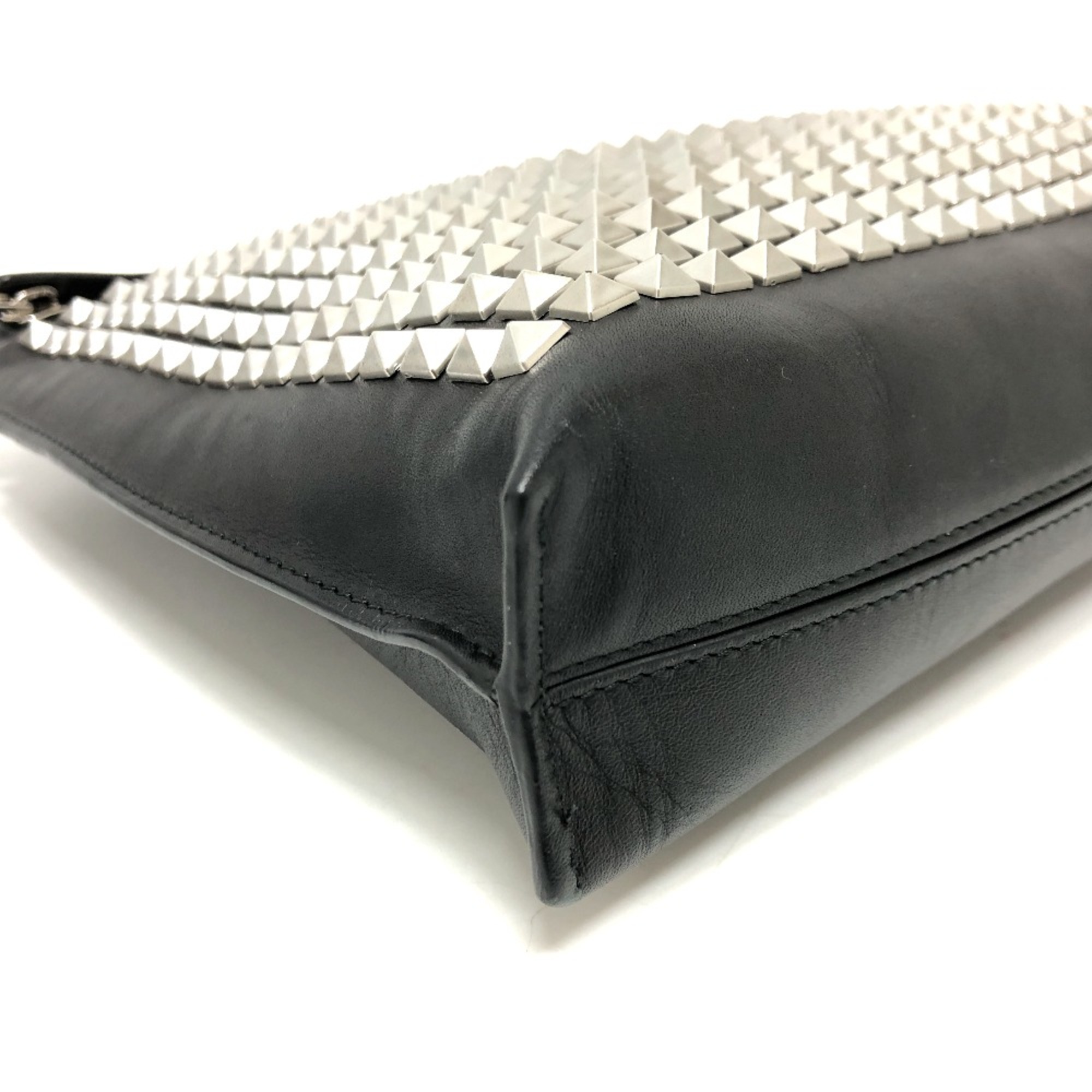 Loewe 137.54SK05 Clutch bag Cluch Bag Black SilverHardware