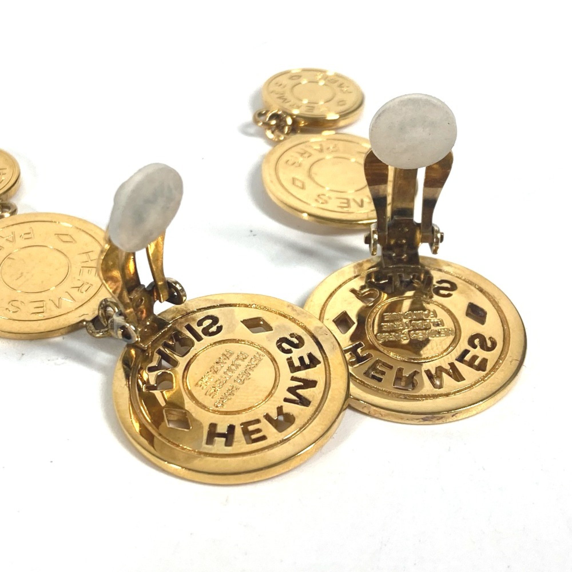 Hermes Accessories Earrings Gold