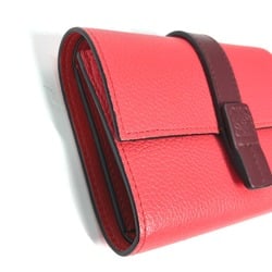 Loewe Bicolor Compact wallet Trifold wallet pink Brown