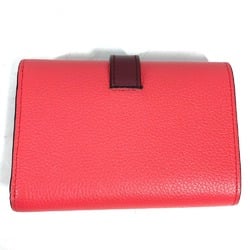 Loewe Bicolor Compact wallet Trifold wallet pink Brown