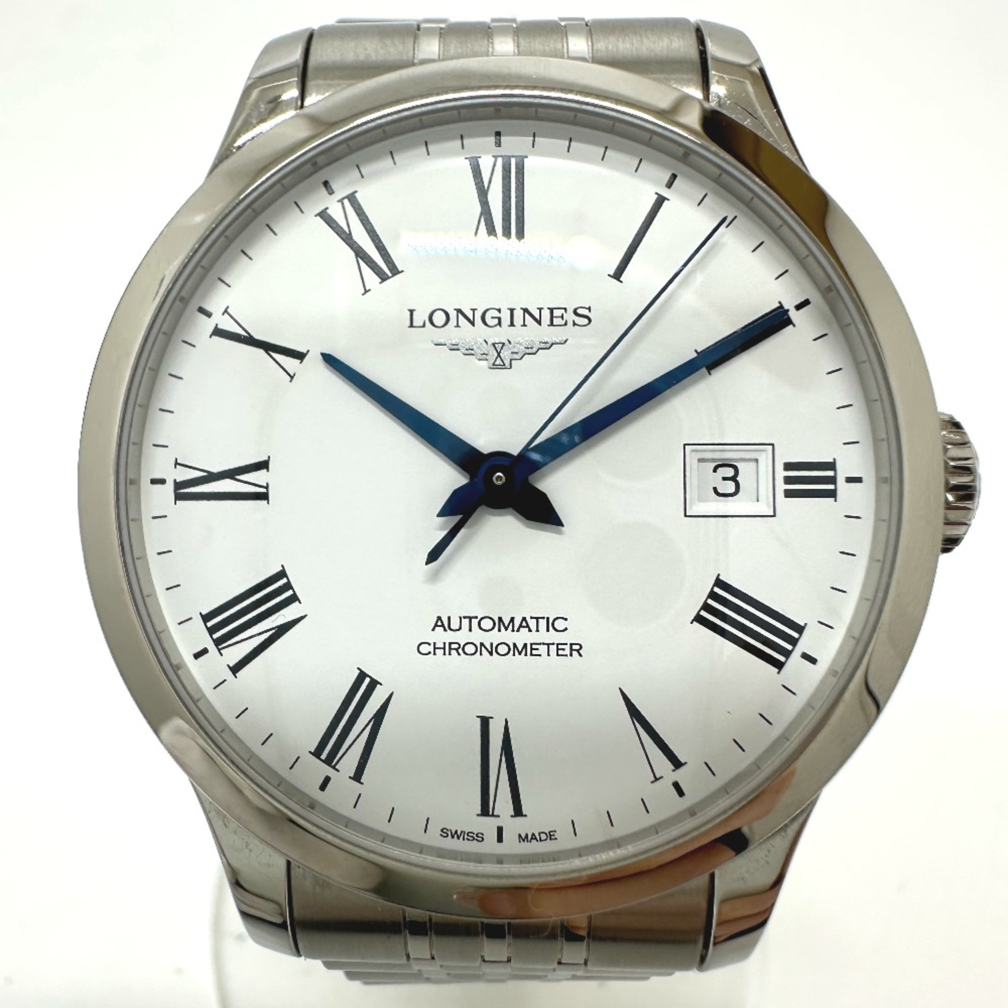 Longines L2.820.4.11.6 watch Automatic date Wristwatch Silver