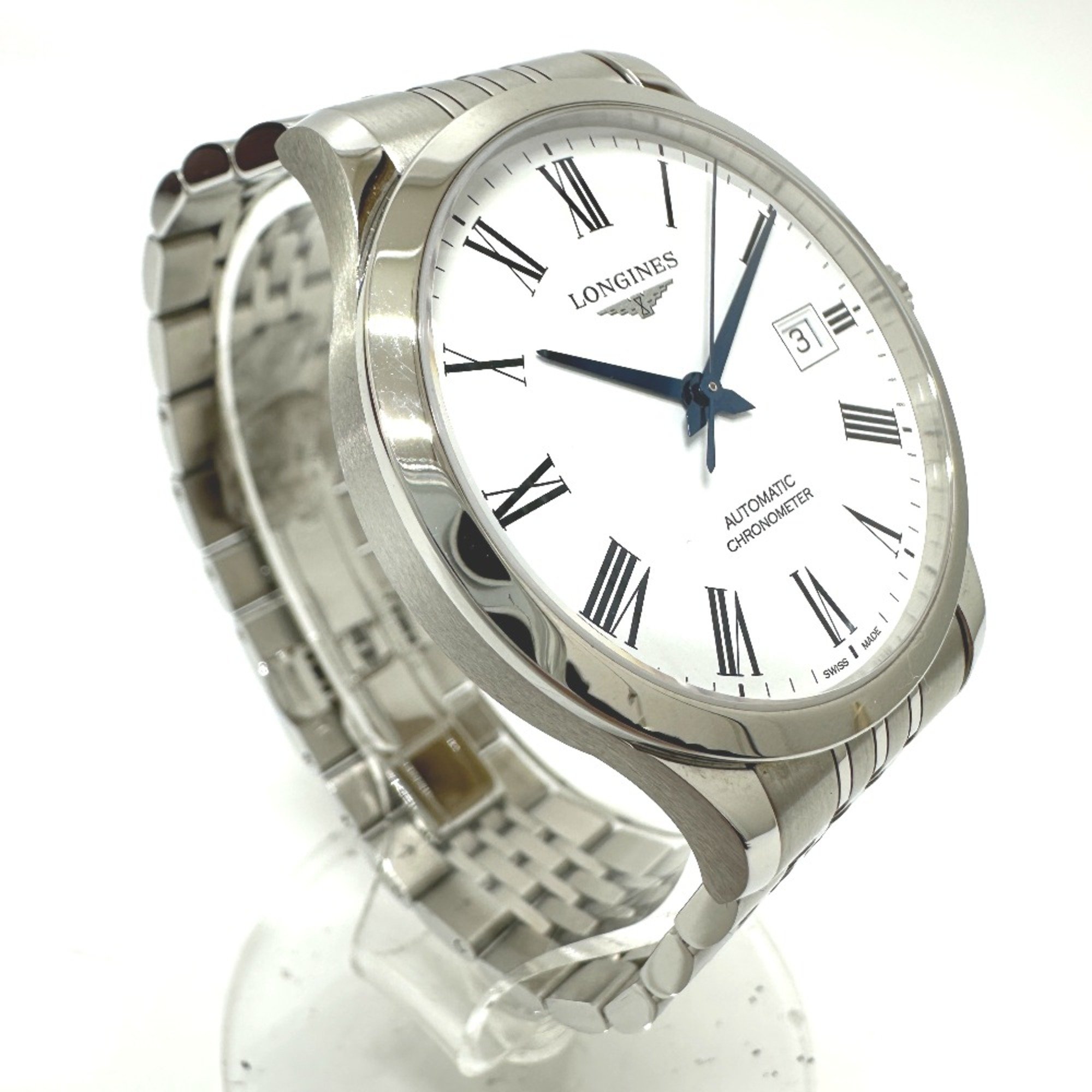 Longines L2.820.4.11.6 watch Automatic date Wristwatch Silver