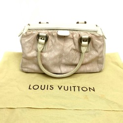 Louis Vuitton M40062 Monogram Mini-Lin Bag Hand Bag Rose pink