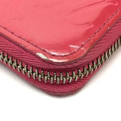 Louis Vuitton M9147F MonogramVernis Zippy Wallet Long Wallet Framboise pink