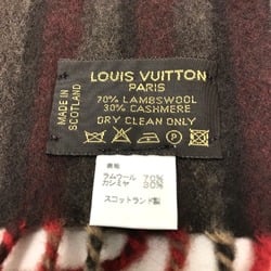 Louis Vuitton M71985 Men's Women's Fashion Accessories Scarf Rouge Red