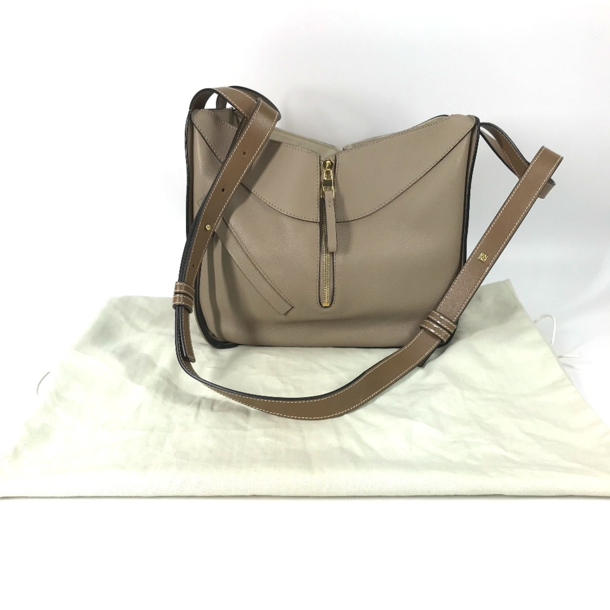 Loewe 38712KBN60 Bag 2WAY Shoulder Bag Crossbody Hand Bag BeigeBased x Brown eLADY Globazone