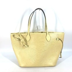 Louis Vuitton M41092 Epi Shoulder Bag with pouch Tote Bag Jaune pale yellow