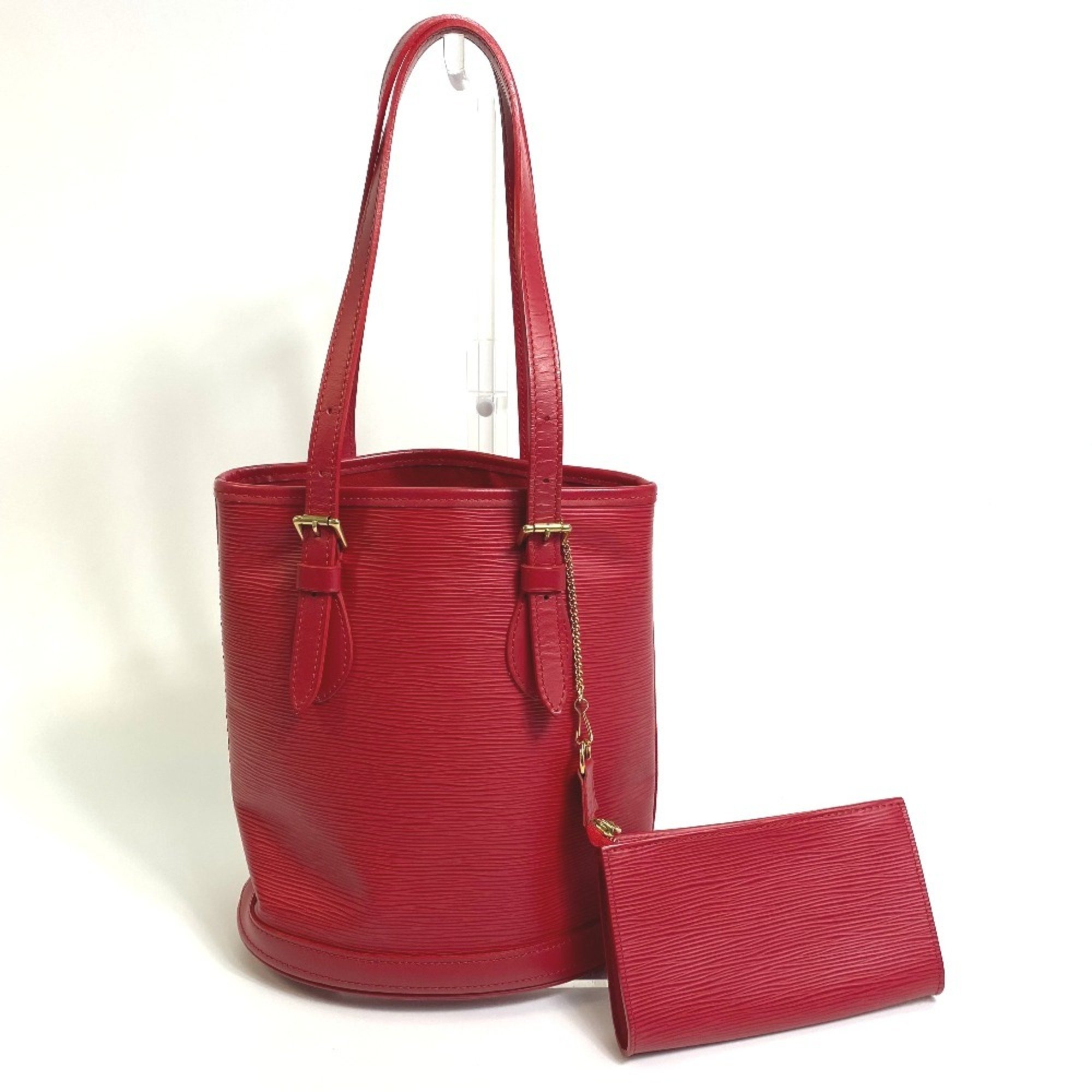 Louis Vuitton M5899E Epi bag shawl Bucket type Shoulder Bag Rouge Red