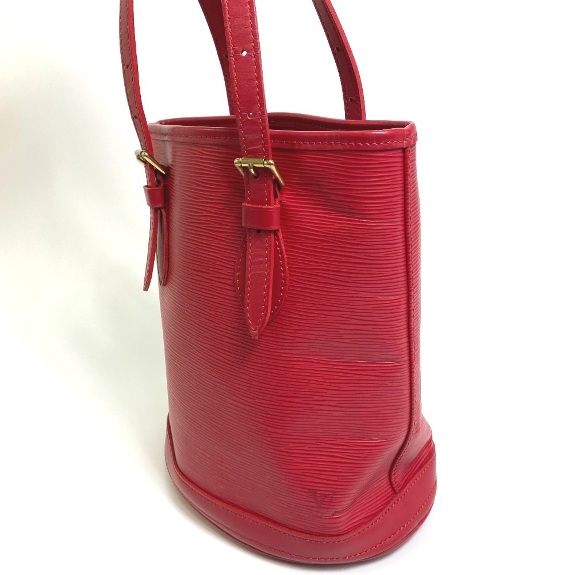 Louis Vuitton M5899E Epi bag shawl Bucket type Shoulder Bag Rouge Red