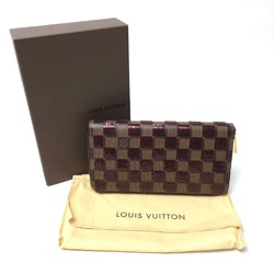 Louis Vuitton N63714 Damier-Paillette Zip Around Long Wallet Brown