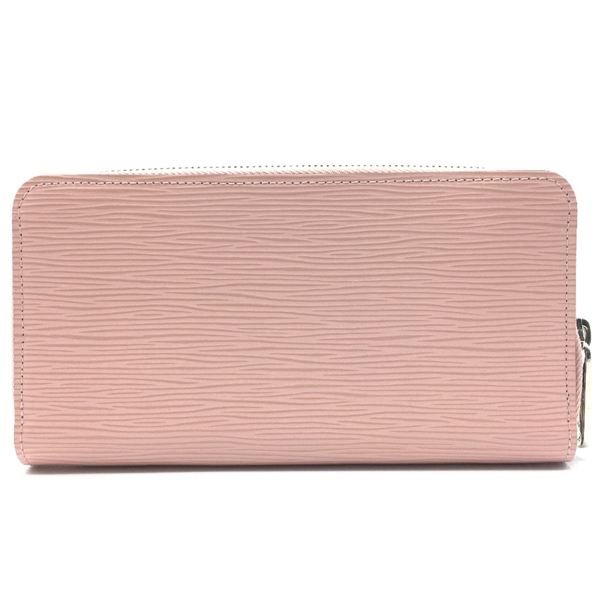 Louis Vuitton M61863 Epi Zip Around Long Wallet Rose valerine Pink Based