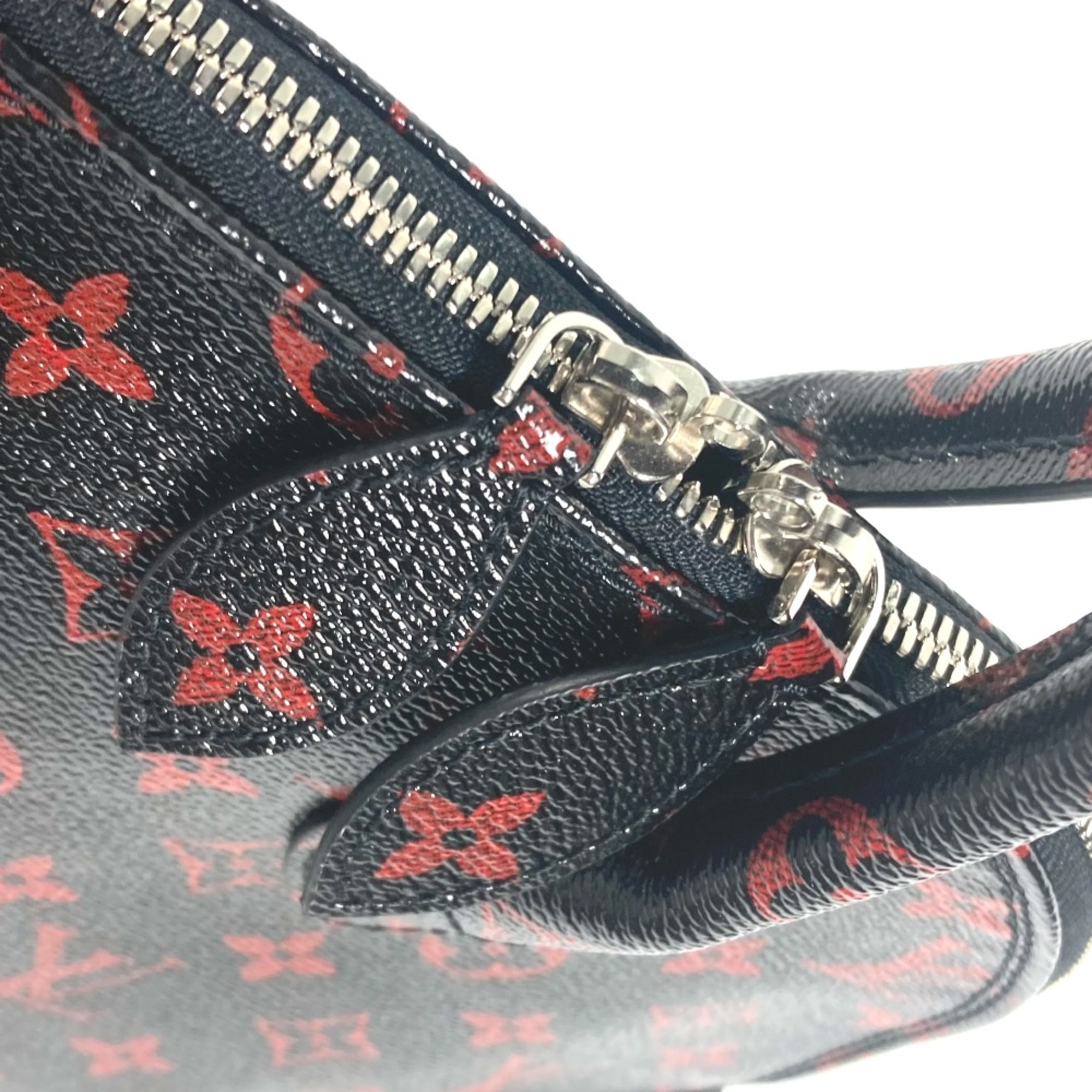 Louis Vuitton M41500 Monogram Anfra Rouge Bags 2Way Bags Hand Bags Shoulder Bag Black Red