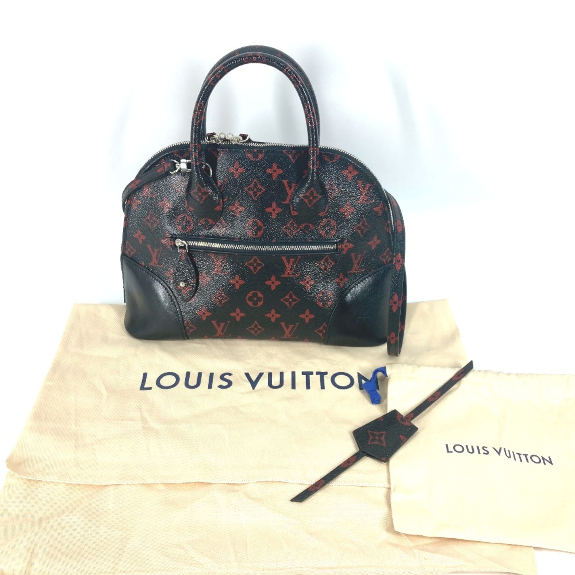 Louis Vuitton M41500 Monogram Anfra Rouge Bags 2Way Bags Hand Bags Shoulder Bag Black Red