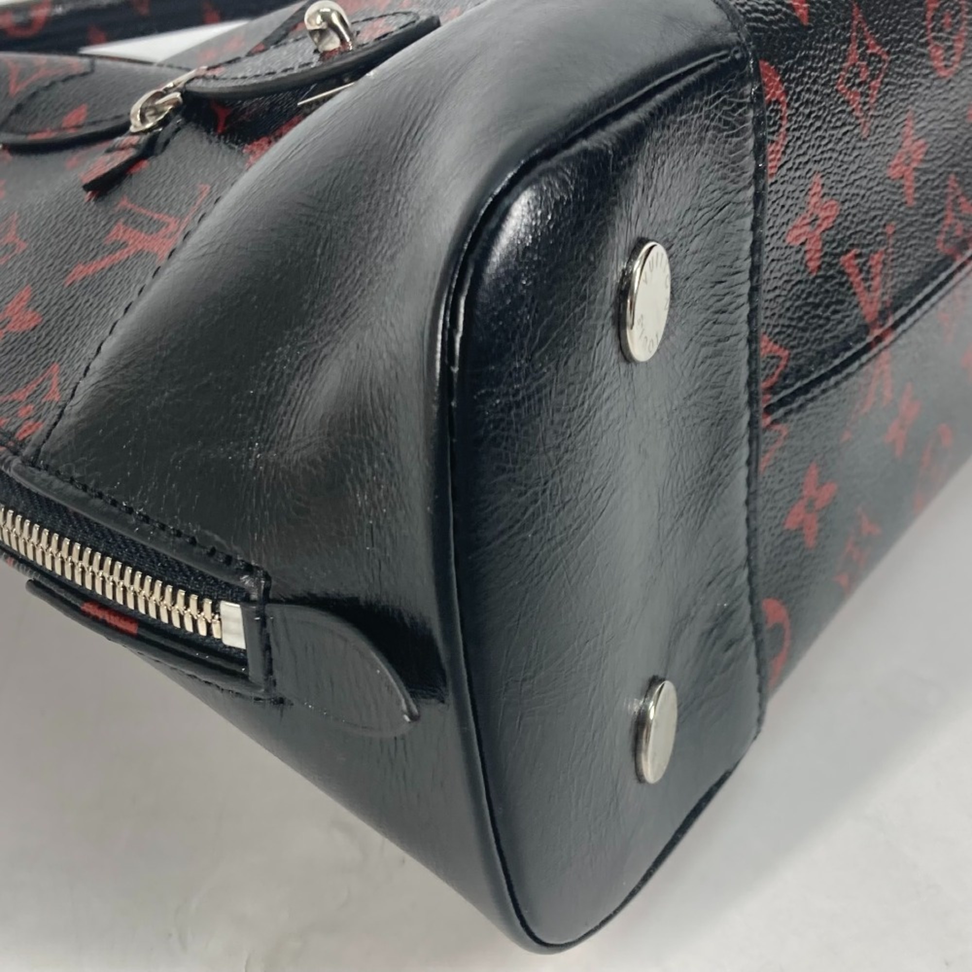 Louis Vuitton M41500 Monogram Anfra Rouge Bags 2Way Bags Hand Bags Shoulder Bag Black Red