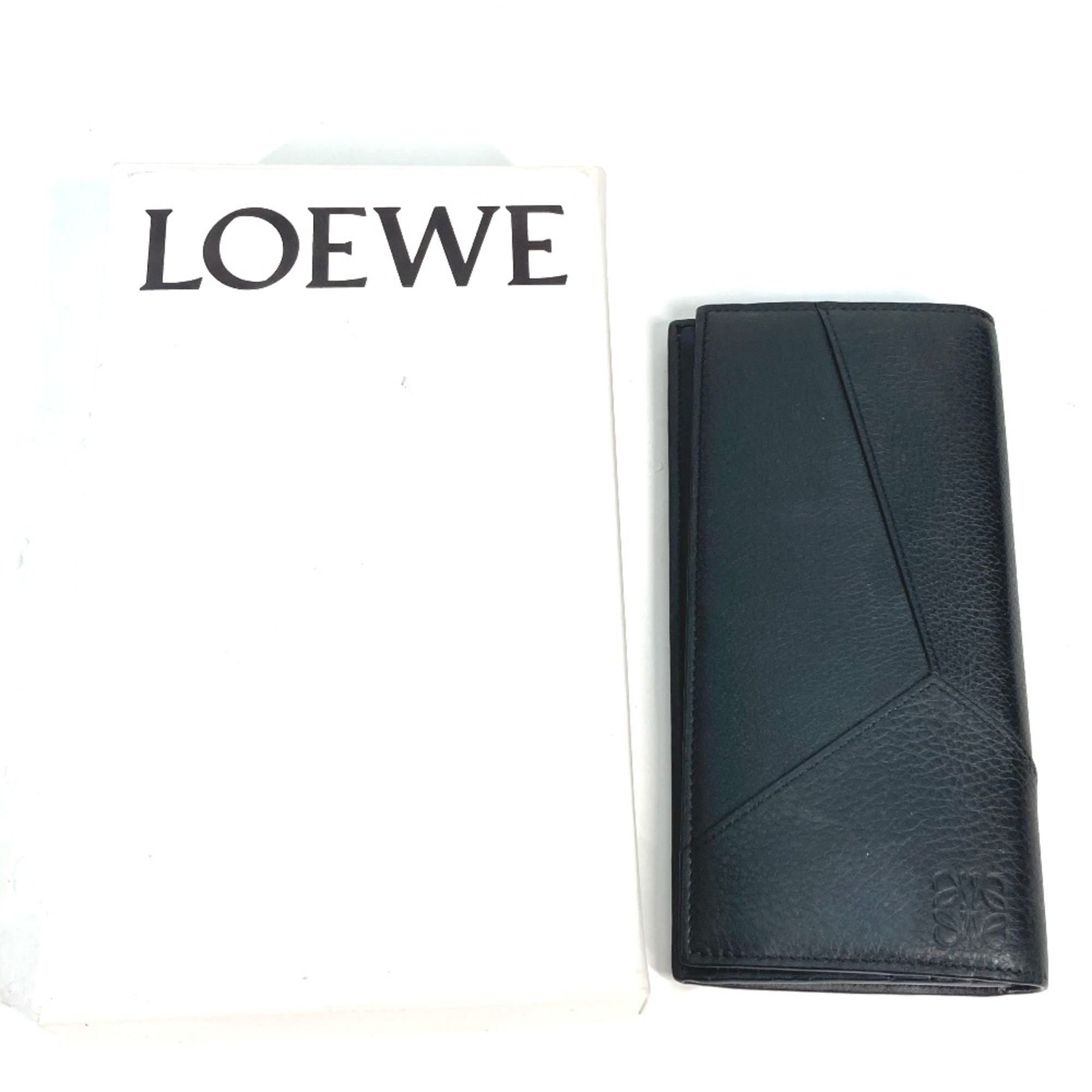 Loewe Long wallet Two fold Long Wallet Black