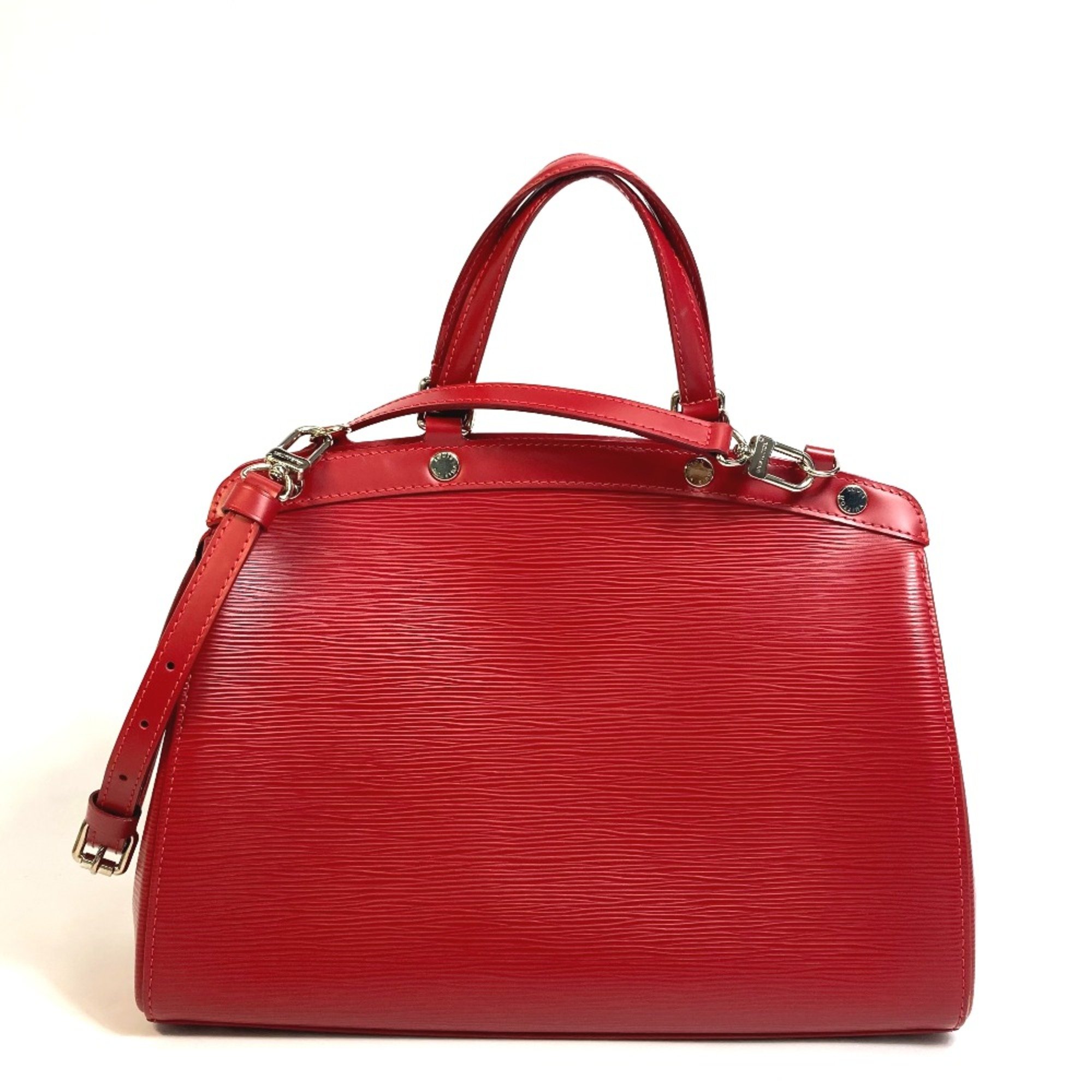 Louis Vuitton M4030E Epi Bag shoulder bag 2WAY Hand Bag Carmine Red