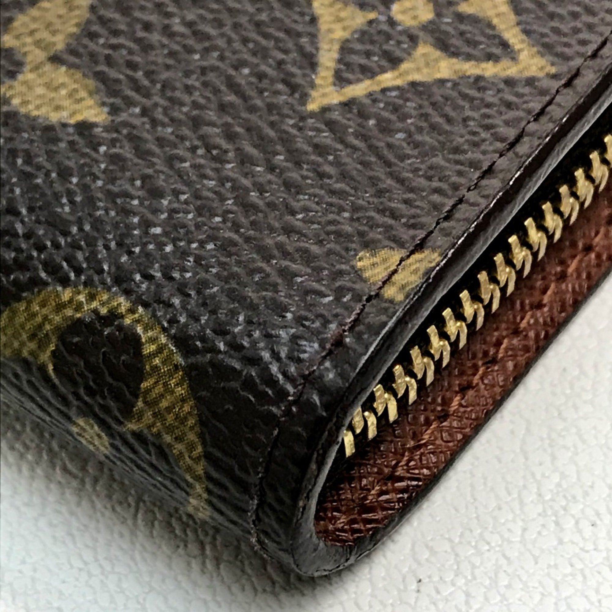 Louis Vuitton M61729 Monogram panda Murakami Takashi Long Wallet Brown Brown