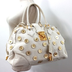 Louis Vuitton M95409 Polka Dots-Panama Bowly Bag Women's Hand Bag White Ivory