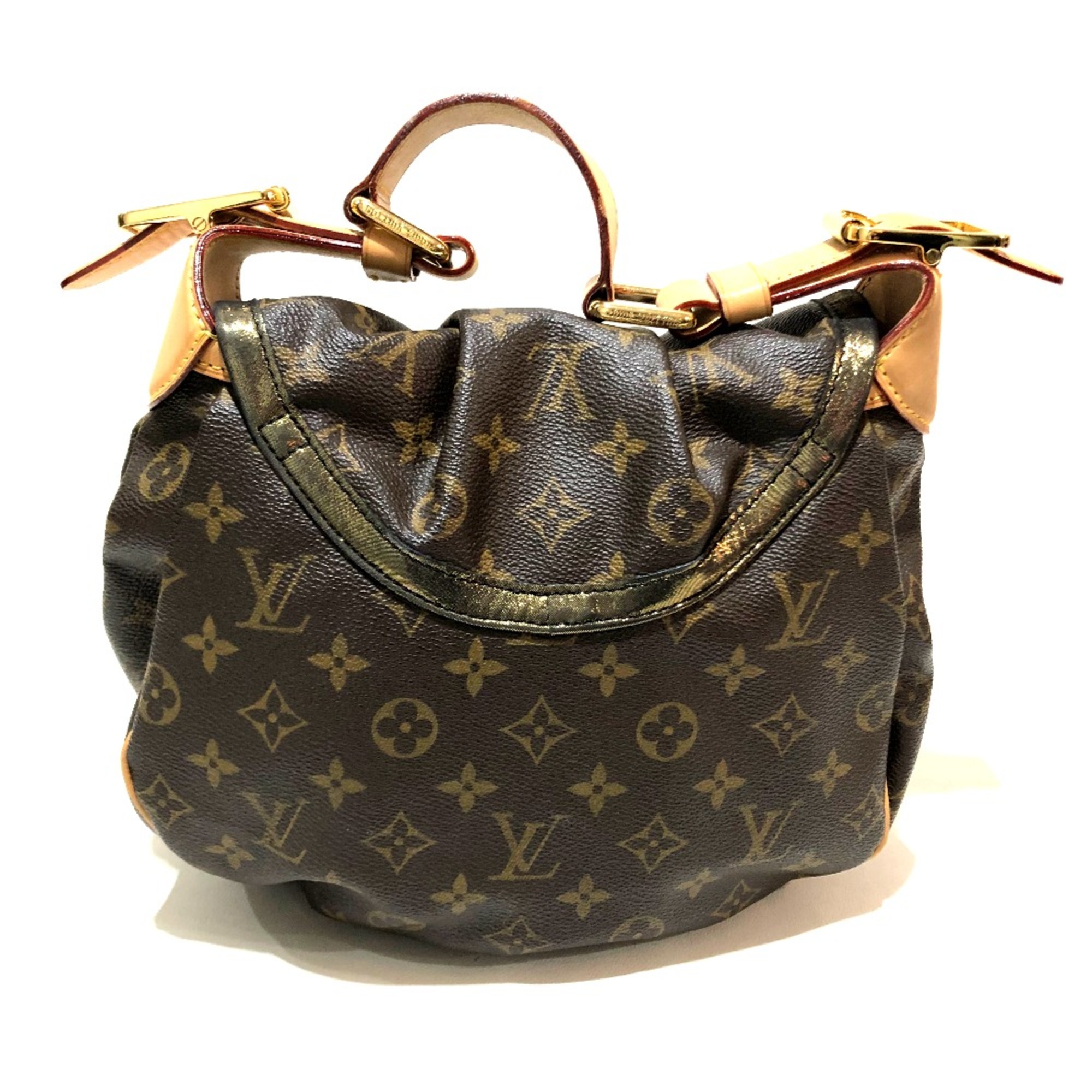 Louis Vuitton M97016 Monogram Hand Bag Shoulder Bag Brown