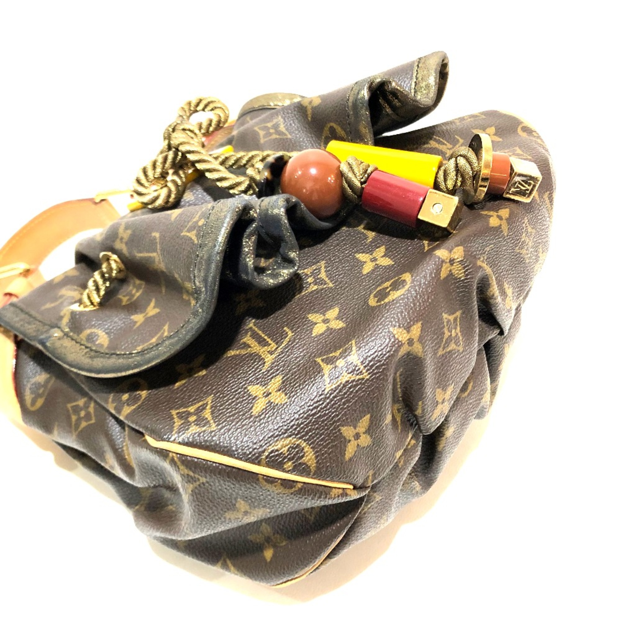 Louis Vuitton M97016 Monogram Hand Bag Shoulder Bag Brown