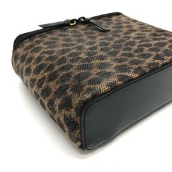 Loewe Leopard Bag Vanity bag Brown GoldHardware