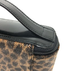 Loewe Leopard Bag Vanity bag Brown GoldHardware