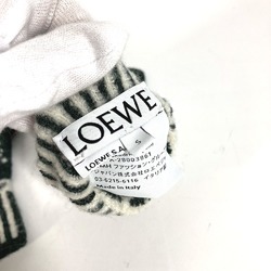 Loewe Gloves Knit gloves Green White