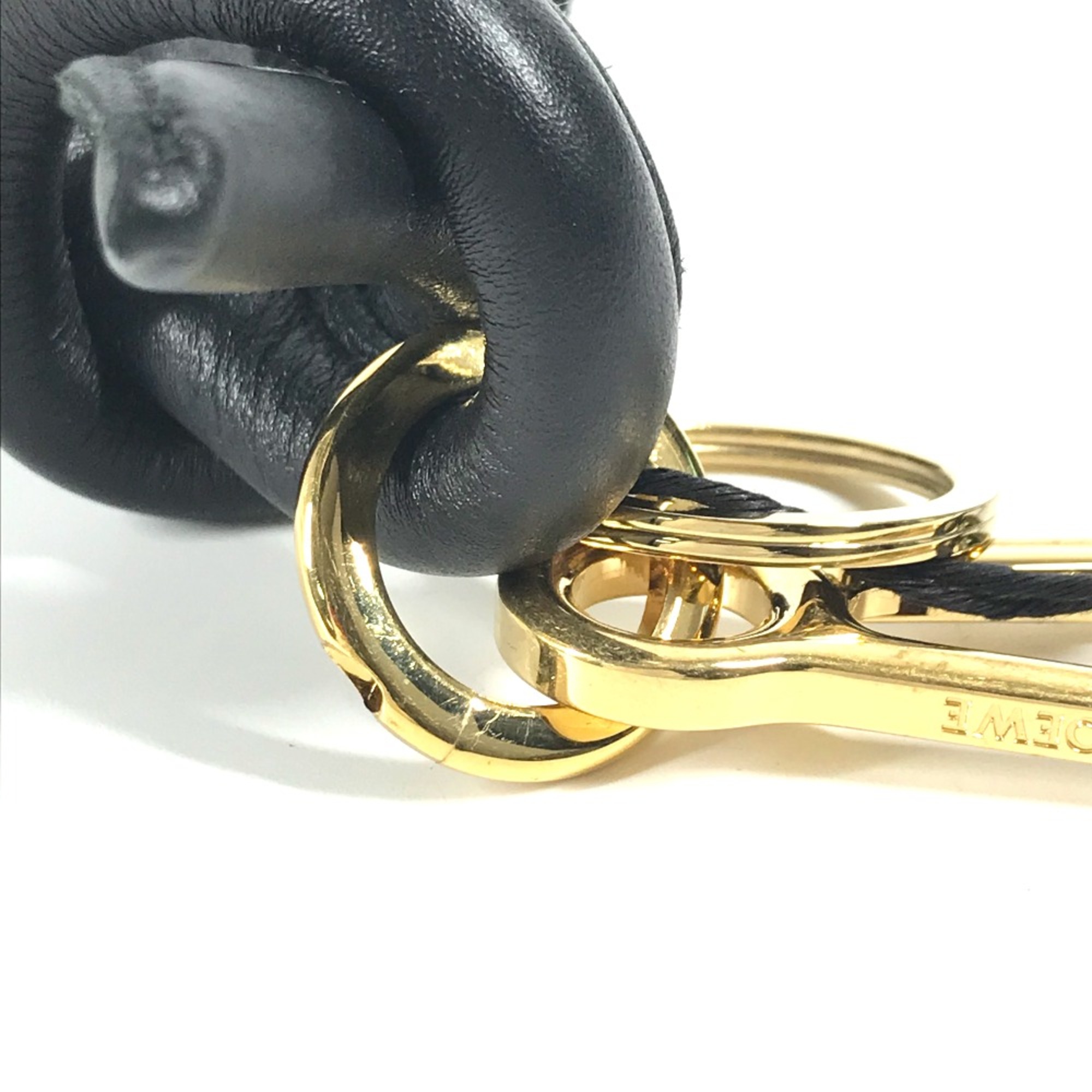 Loewe Bag Charm Key Holder Black