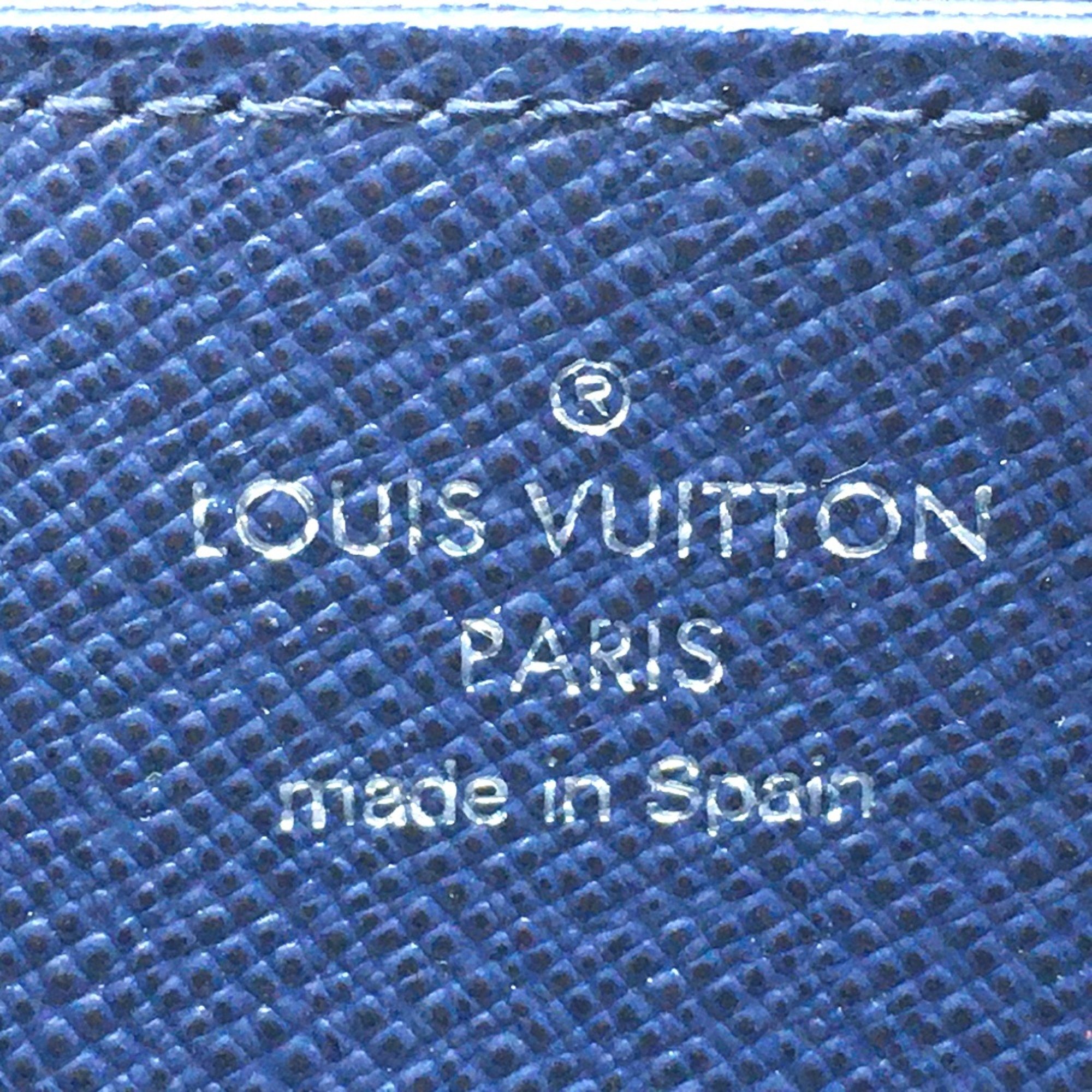 Louis Vuitton M64078 Epi Denim Zip Around Long Wallet Rouge RedBased