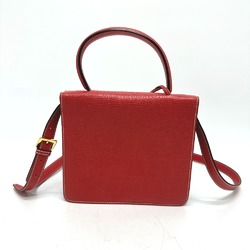 Loewe 2WAY Shoulder Hand Bag Red