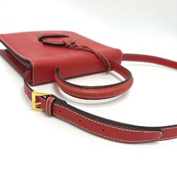 Loewe 2WAY Shoulder Hand Bag Red