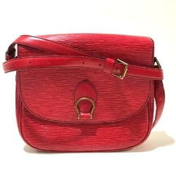 Louis Vuitton M52197 Epi Bag Crossbody Pochette Shoulder Bag Castilian red Red