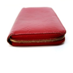 Louis Vuitton M91981 Vernis Zip Around Long Wallet Pomdamul Red