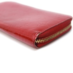 Louis Vuitton M91981 Vernis Zip Around Long Wallet Pomdamul Red