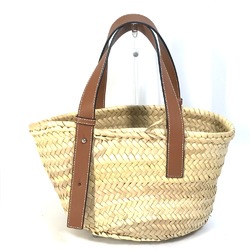 Loewe 327.02.S92 anagram Basket small basket bag Hand Bag Beige