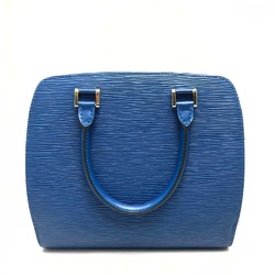 Louis Vuitton M52055 Epi Bag Hand Bag Hand Bag Toledo Blue blue