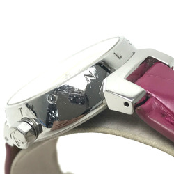 Louis Vuitton Q1313 quartz Wristwatch Silver Pink Based