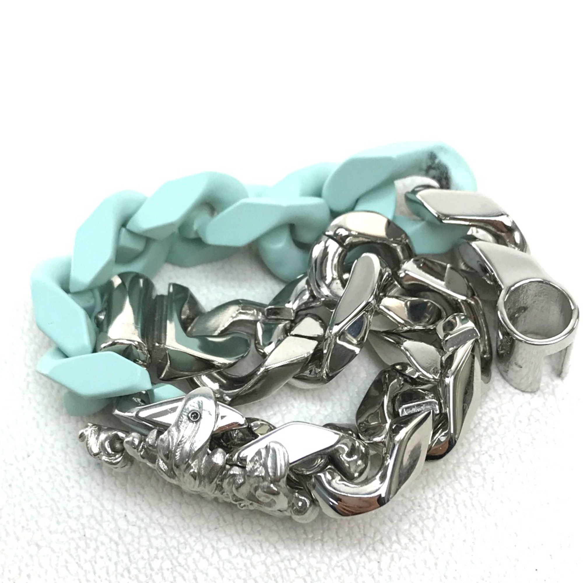 Louis Vuitton MP2630 Accessories Bracelet Silver Pastel Green Based Silver