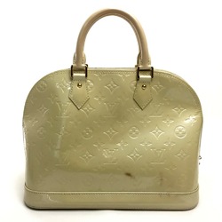 Louis Vuitton M91445 MonogramVernis Bag Tote Bag Hand Bag Blanc Corail White