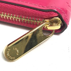 Louis Vuitton M91597 MonogramVernis Zip Around Long Wallet Rose Andian pink