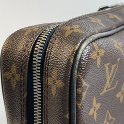 Louis Vuitton M40225 Monogram-Macassar bag business bag Briefcase Brown