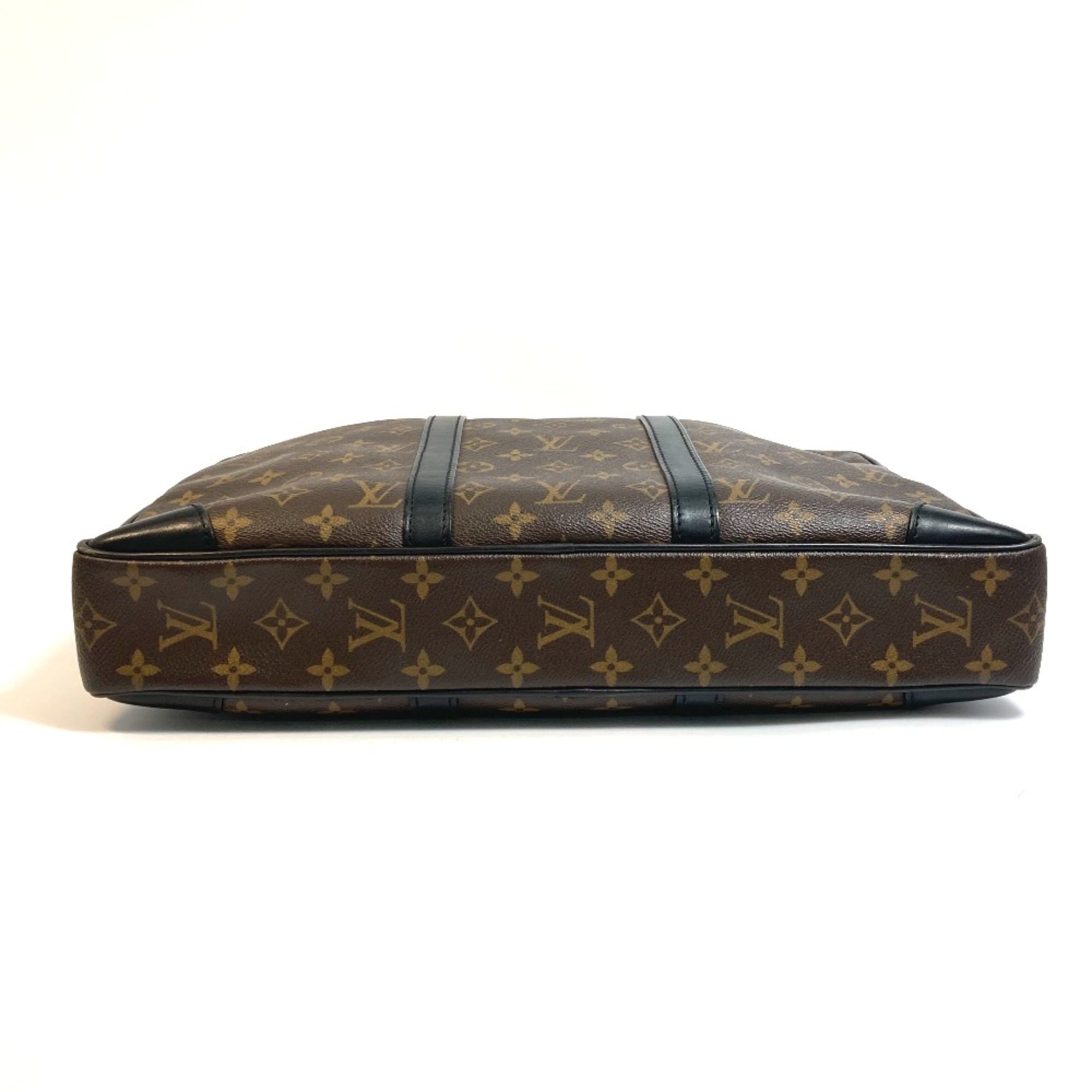 Louis Vuitton M40225 Monogram-Macassar bag business bag Briefcase Brown