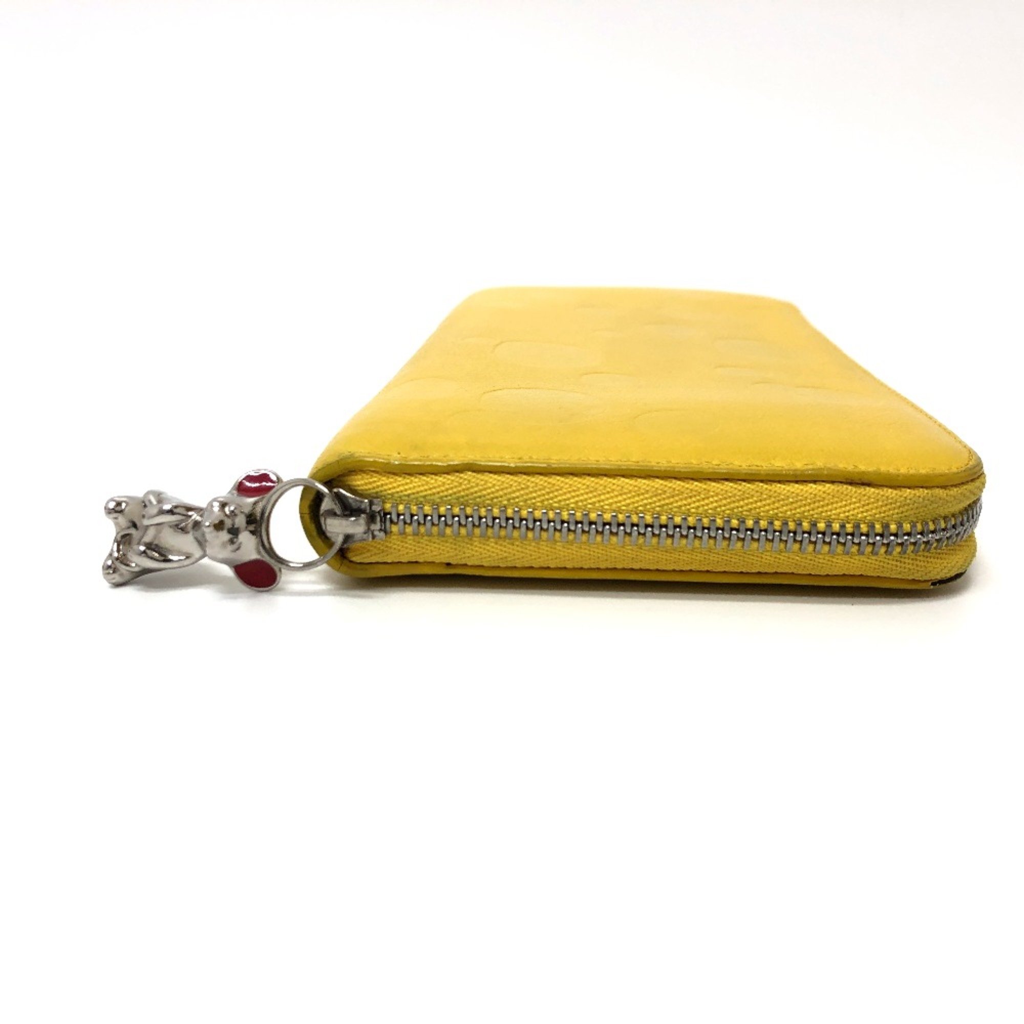 Loewe Zip Around Long Wallet yellow SilverHardware