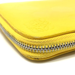 Loewe Zip Around Long Wallet yellow SilverHardware