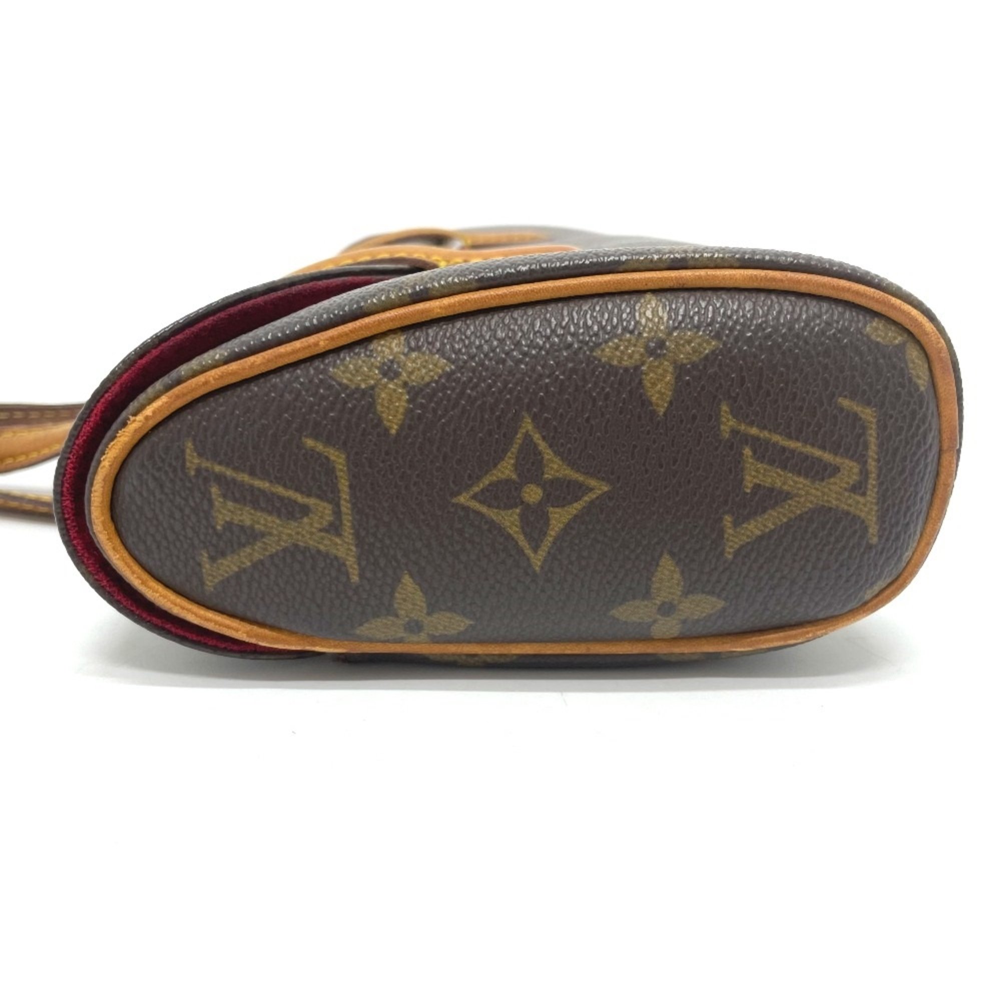 Louis Vuitton M51902 Monogram Width Hand Bag Brown